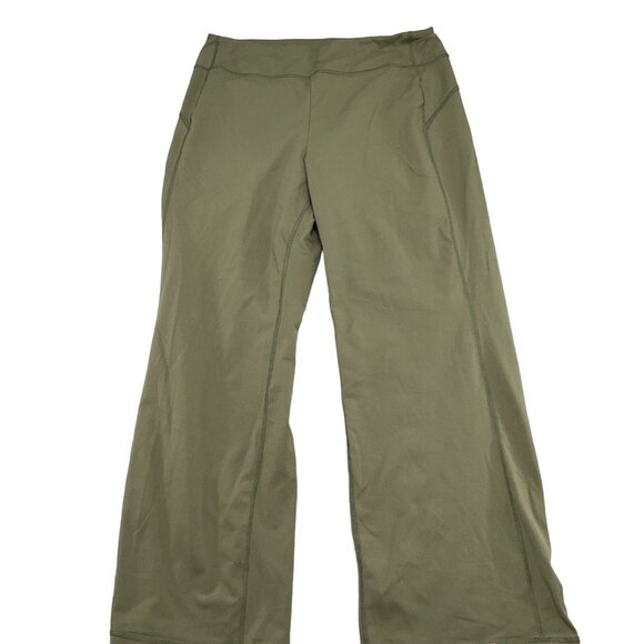 Duluth Pants Women Large x 31L Green‎ Bootcut Soft Supple Nylon Stretch Outdoor - Picture 1 of 12